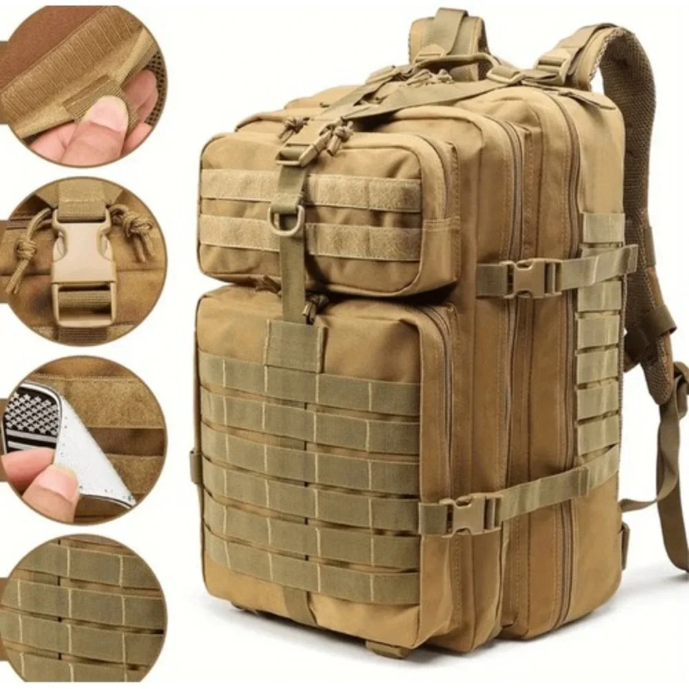 StealthX Military Unisex 45L Backpack Waterproof Backpacking Tactical‎ Organizer